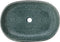 vidaXL - Opzetwasbak - ovaal - 59x40x14 - cm - keramiek - turquoise