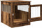 vidaXL - Hondenbench - 64,5x80x71 - cm - bewerkt - hout - oud - houtkleurig
