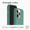 Accezz iPhone 13 Pro - Liquid Silicone Backcover - Schokabsorberend - Donkergroen