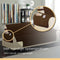 Orange Donkey Couch Cover - Bankhoes 3 zits - Waterafstotend - Bruin/crème (1 stuk)