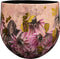 TS Collection - Bloempot Polly pink - 28x25 - Metaal & Epoxy - Exclusieve woonitems voor binnen - Handgemaakt - Unieke print - Designed by Lammie