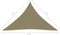 vidaXL - Zonnescherm - driehoekig - 5x5x6 - m - oxford - stof - beige