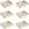 vidaXL - Paalkappen - 6 - st - piramide - 101x101 - mm - roestvrij - staal