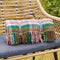 Picknickkleed Polo Tartan Distel - Wol - Leren Draagset - Waterdicht - 145x183cm - Tweedmill