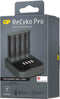 GP Pro P461 - Lader NiMH - 4 AA batterijen 2100mAh - Grijs