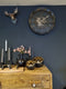 wandklok zwart - wandklok modern Frank - klok met tandwielen 55cm