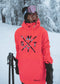 WATTS X-Orbital - Softshell ski jas - Ademend waterdicht 10K - Roze dames maat M