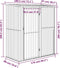 vidaXL - Tuinschuur - 180,5x97x209,5 - cm - gegalvaniseerd - staal - antraciet
