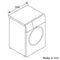BOSCH WGB244010 - Voorlader Wasmachine 9kg 1400tpm Iron Assist A - Wit