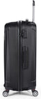POLO&SKY Trolley Reiskoffer - Hardcase 67 cm - Schokbestendig - Zwart