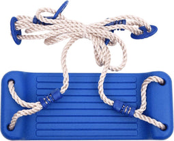vidaXL Schommelset - Schommelzitjes 38x16 cm - Verstelbare touwen - Blauw (2 stuks)