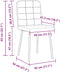 vidaXL - Eetkamerstoelen - 2 - st - fluweel - geel