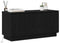 vidaXL - TV-kast - Zwart - 100x38x49 - cm - Gelaagd - hout