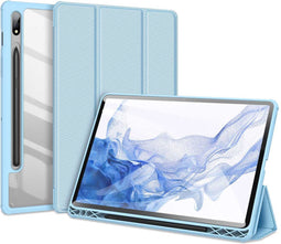 Dux Ducis - Tablet hoes geschikt voor Samsung Galaxy Tab S8 - Toby Series - Tri-Fold Book Case - Blauw
