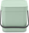 Brabantia Sort & Go - Prullenbak - 6 liter - Jade Green