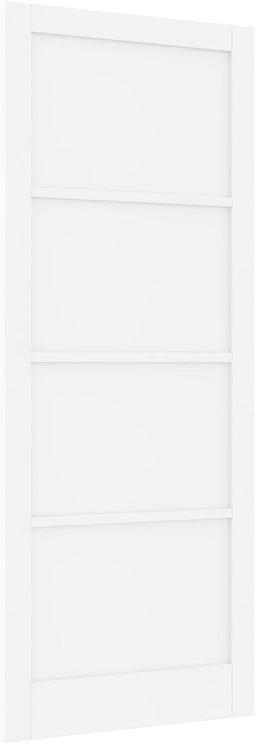 vidaXL - Interieurdeur - 'ORKDAL'Wit - 93x232x4 - cm - Massief - Vurenhout