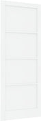 vidaXL - Interieurdeur - 'ORKDAL'Wit - 93x232x4 - cm - Massief - Vurenhout