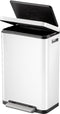 EKO X-Cube - Pedaalemmer 2x20L - Afvalscheiding Soft Close Fingerprintproof - Wit (2 stuks)