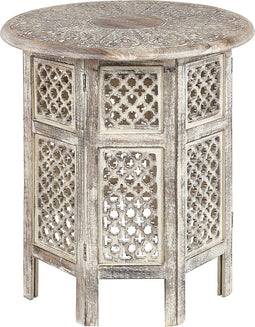 Bijzettafel lichtbruin SANTRA