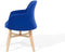 Beliani YSTAD - Stoel - Blauw - Kunststof