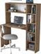 Emob Locelso Bureau - Eik - 113 cm breed - Bruin - Spaanplaat - Op voorraad