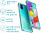 iMoshion Hoesje met screenprotector Geschikt voor Samsung Galaxy A51 Hoesje met screenprotector - iMoshion Anti-Shock Backcover + Premium - Transparant