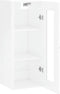 vidaXL - Hangkast - 34,5x34x90 - cm - hoogglans - wit