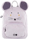 Trixie Mrs. Mouse - Rugzak - Waterafstotend - 31 x 10 x 23 cm - Paars