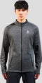 Odlo Tencia - Mid Layer - Full Zip - Dark Grey Melange - XL