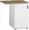 Ladeblok aanbouwstuk 80x60cm 4 laden kleur antraciet (ral 7016) topblad speciale kleur