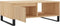 vidaXL - Salontafel - 90x60x35 - cm - bewerkt - hout - sonoma - eikenkleurig