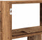 vidaXL - Wandschap - kubus - 12 - vakken - bewerkt - hout - oud - houtkleurig