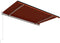 vidaXL - Luifel - automatisch - uittrekbaar - 450x300 - cm - oranje - en - bruin
