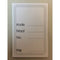 Klika - Hangetiket 40x60mm bedrukt los geen perf - 9 stuks