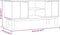 vidaXL - Tv-meubel - OTTA - 113,5x43x57 - cm - massief - grenenhout - bruin - en - grijs