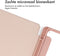 imoshion Tablet Hoes - Geschikt voor Samsung Galaxy Tab A9 Plus - Trifold Hardcase Bookcase - Roze