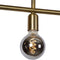 Atmooz - Hanglamp Dots S - E27 - Industrieel - Woonkamer / Slaapkamer / Eetkamer - Plafondlamp - Kleur : Goud Brons - Metaal - Hoogte : 95cm