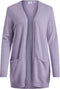 Vila VIRIL OPEN L/S KNIT CARDIGAN - Dames Vest - Zachte brei kwaliteit - Pastel Lilac - M