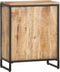 vidaXL - Wijnkast - 62x33x78,5 - cm - ruw - mangohout