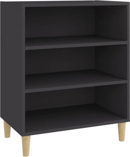 vidaXL - Dressoir - 57x35x70 - cm - spaanplaat - grijs