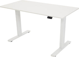 Infinity Goods Zit Sta Bureau - Elektrisch Verstelbaar - 140 x 60 CM - Wit