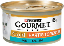 Gourmet Gold Hartig Torentje - Kattenvoer met Tonijn - 85 g (24 stuks)