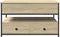 vidaXL - Salontafel - 85x50x50 - cm - bewerkt - hout - en - metaal - sonoma - eikenkleur