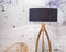 GOOD&MOJO Vloerlamp Annapurna - Wit/Bamboe - Ø60cm - Scandinavisch,Bohemian - Staande lampen voor Woonkamer - Slaapkamer