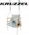 Houten 3 in 1 Meegroeischommel Schommel met Kussen - Licht Grijs - Baby Peuter Kleuter