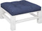 vidaXL - Palletkussen - 70x70x12 - cm - stof - marineblauw