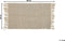 ADABAG - Laagpolig vloerkleed - Beige - 50 x 80 cm - Katoen