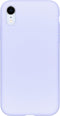 Accezz iPhone XR - Liquid Silicone Backcover - Schokabsorberend - Paars