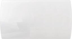 Vaste elektrische radiator met traagheid keramische drogen 1500 W oceanische robijn - Glazen gevel - Wit - nf