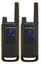 Motorola TLKR-T82 Extreme - Twin Pack - met Remote Speakers - Zwart
